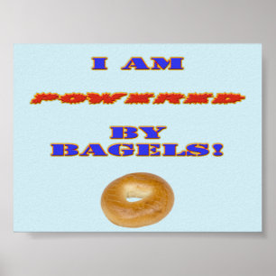 Jag är påkörd av Bagels Poster