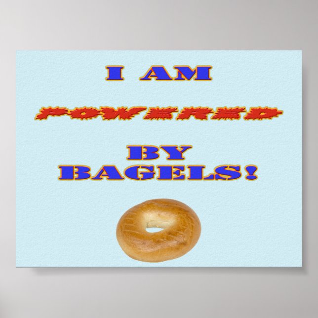 Jag är påkörd av Bagels Poster (Framsidan)