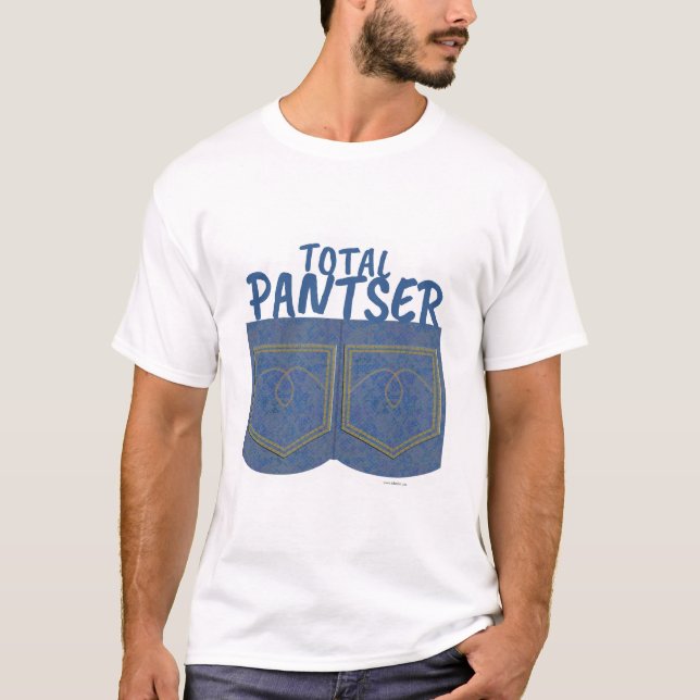 Jag är Pantser Funny Writer Motivation Slogan T Shirt (Framsida)