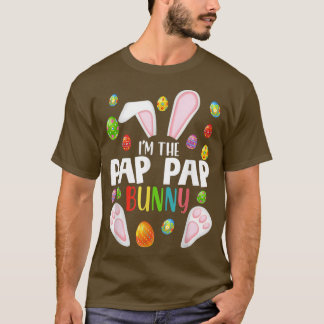 Jag är Pap Pap Bunny, en fin matchande familj East T Shirt
