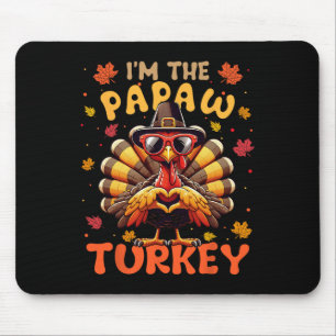 Jag är Papaw Turkey Matching 2024 Family Thanksgi Musmatta