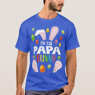 Jag är Pappa Bunny Funny Matching Family Påsk T Shirt