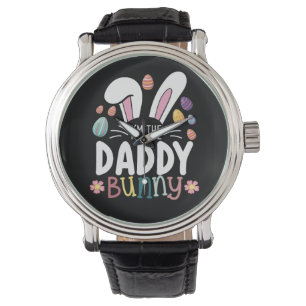 Jag är Pappa Daddy Kanin Påsk Familj Matchande Armbandsur