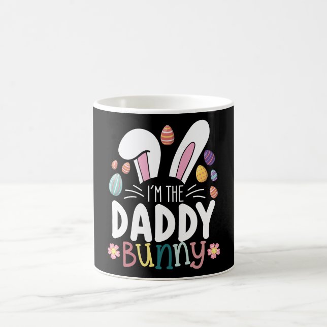 Jag är Pappa Daddy Kanin Påsk Familj Matchande Kaffemugg (Center)