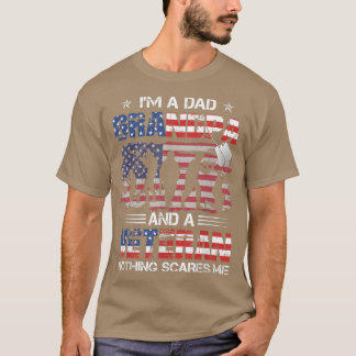 Jag är Pappa morfar och en veteransk Tjock. T Shirt