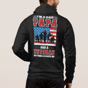 Jag är Pappa Pappa och ett veteranskt inget Skrämm T Shirt