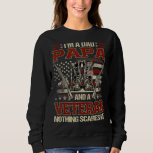 Jag är Pappa Pappa och Veteran Fars dag 1 T Shirt