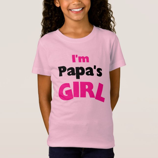 Jag är Pappa TAR Girl Tee Shirt (Framsida)