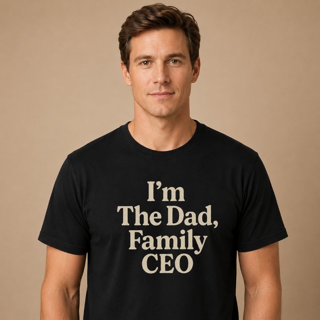 Jag är Pappan, Familjens VD T Shirt (Skapare uppladdad)