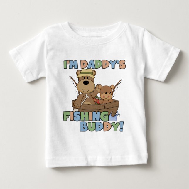 Jag är Pappor Fishing Buddy T-shirts och presenter (Framsida)