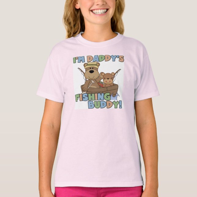Jag är Pappor Fishing Buddy T-shirts och presenter (Framsida)