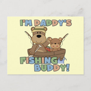 Jag är Pappor Fishing Buddy T-shirts och presenter Vykort