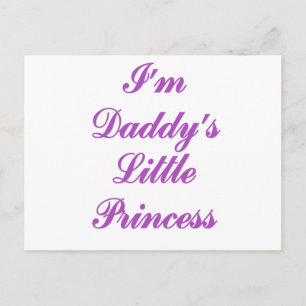 Jag är Pappor Little Princess Vykort