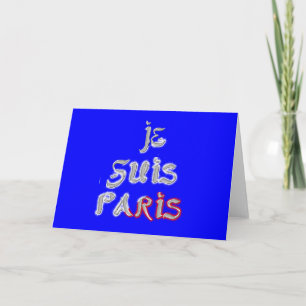 Jag Är Paris Konsttryck Kort
