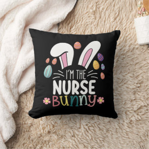 Jag är påsk-nurseskanin-matchning kudde