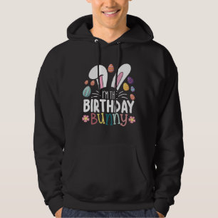Jag är påskharen för födelsedagar familje-matchand hoodie