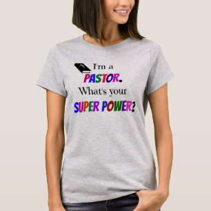 "Jag är pastor. Vad är din Toppen?"formgivning Tee Shirt