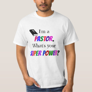 "Jag är pastor. Vad är din Toppen?" T Shirt