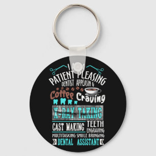 Jag är patienttandläkare som söker kaffe nyckelring