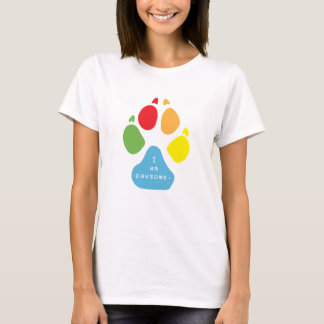 Jag är pawsome t shirt