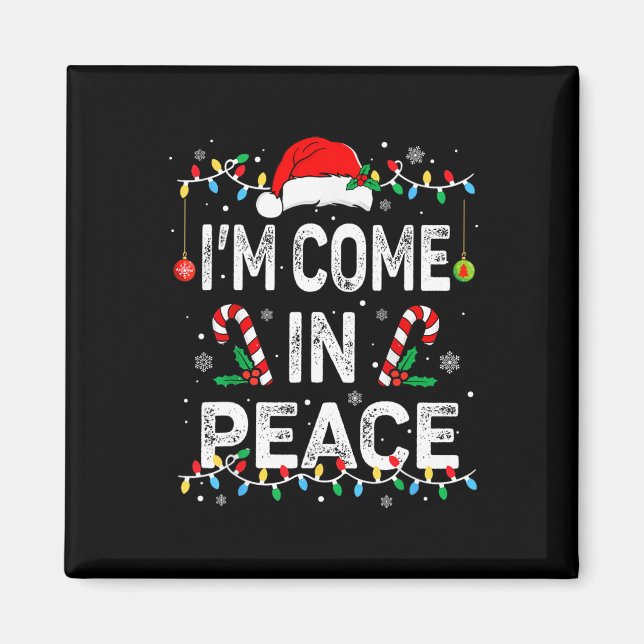 Jag är Peace I-Kom i Peace Funny Matching Couple C Magnet (Framsidan)