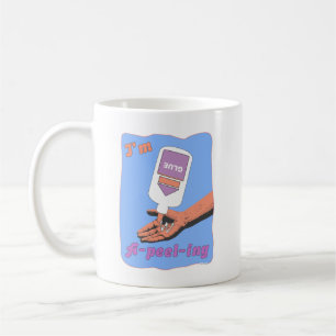 Jag är Peel-Ing Glue Coola Nostalgia Time Kaffemugg