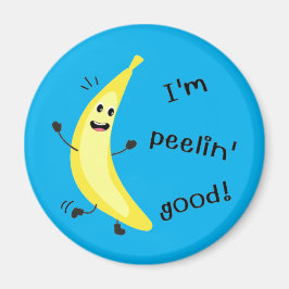 Jag är Peelins Bra! - Funny Fruit Pun Magnet