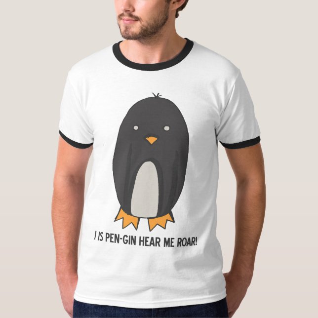 JAG ÄR PENGIN HÖR MIG VRÅLA! TEE SHIRT (Framsida)