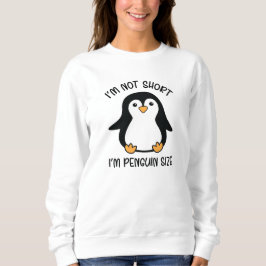 Jag är Penguin Storlek, Kort Girl. T Shirt