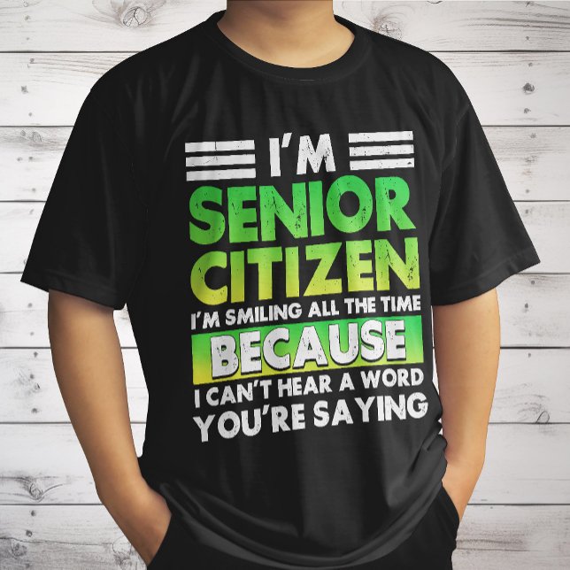 JAG ÄR PENSIONÄR JAG LITAR GLAD ALLTID Retro T Shirt (Skapare uppladdad)