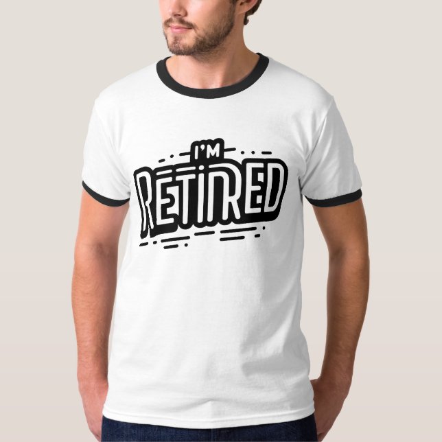 JAG ÄR PENSIONÄR T SHIRT (Framsida)