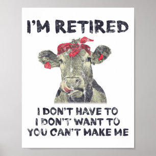 Jag är pensionerad, jag behöver inte, vill inte, k poster