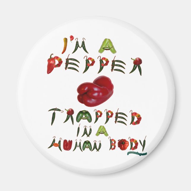 Jag är Pepper II Magnet (Framsidan)