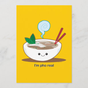 Jag är Pho Real Inbjudningar
