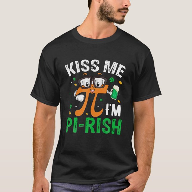 Jag är Pi-Rish Pi Day Math Älskare T Shirt (Framsida)