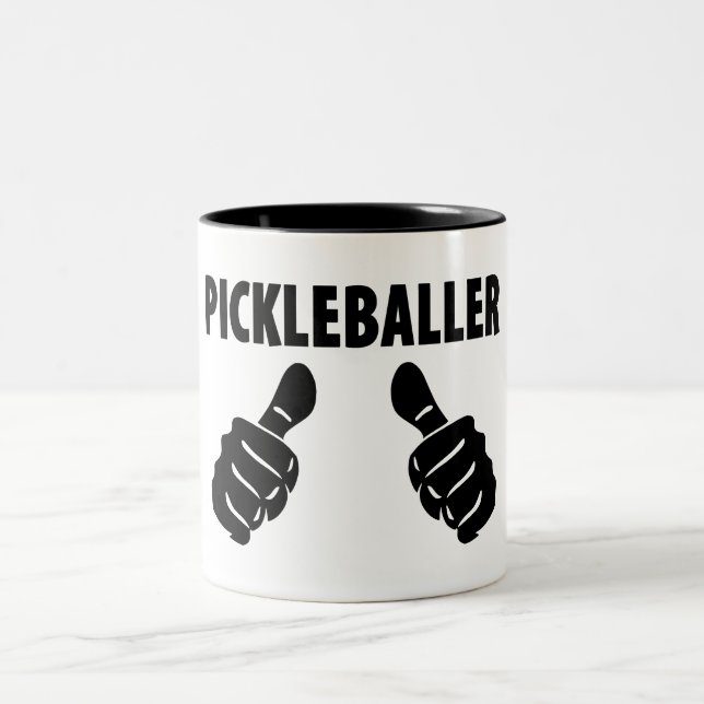 Jag är Pickleballer Två-Tonad Mugg (Center)