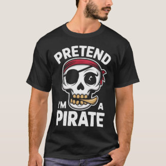 Jag är Pirat Halloween Costume T Shirt