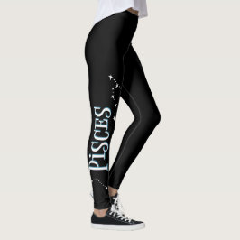 Jag är Pisces Girl. Trendig Pisces Zodiac-tecken Leggings