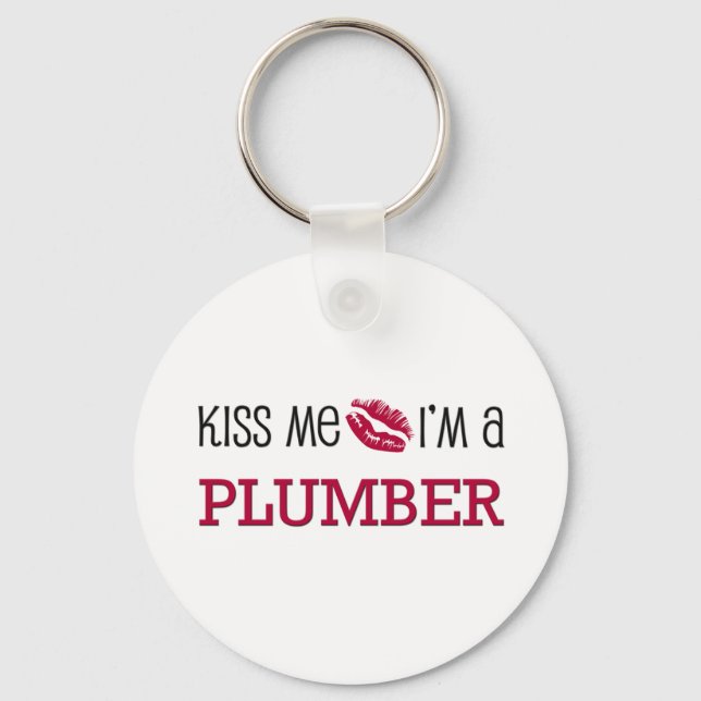 Jag är PLUMBER. Nyckelring (Framsida)