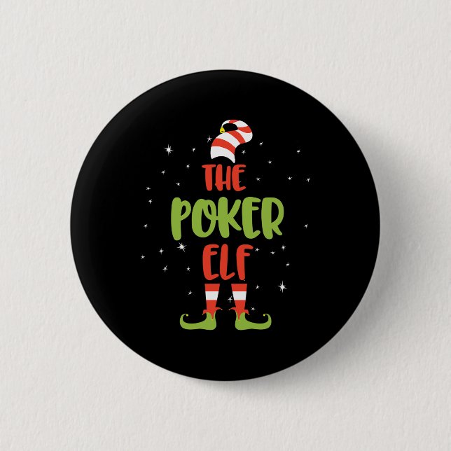 Jag är Poker Elf Knapp (Framsida)