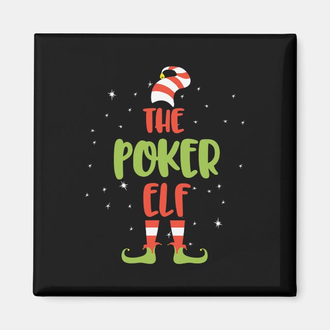 Jag är Poker Elf Magnet (Framsidan)