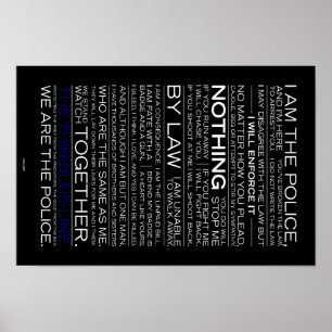 Jag är polisens Poster