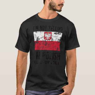 Jag är polsk polsk Flagga T Shirt
