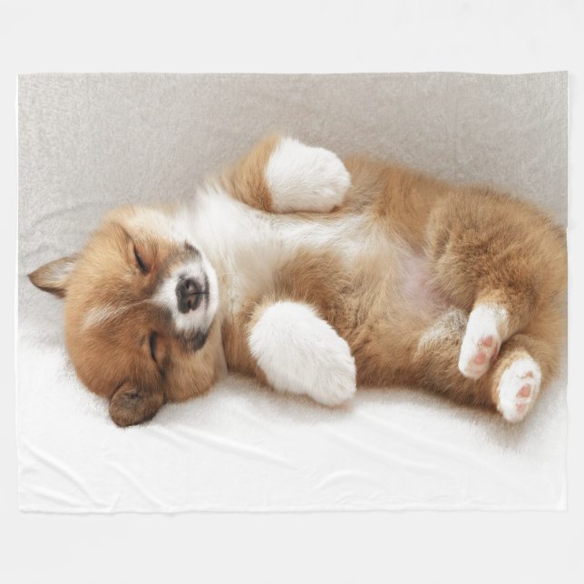 JAG ÄR POOPED FLEECEFILT (Framsidan (Horisontell))