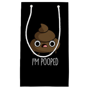 Jag är Pooped Funny Poo Pun Mörk BG