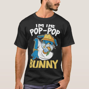 Jag är Pop Pop Bunny Rabbit Whisperer Animal Bunn T Shirt