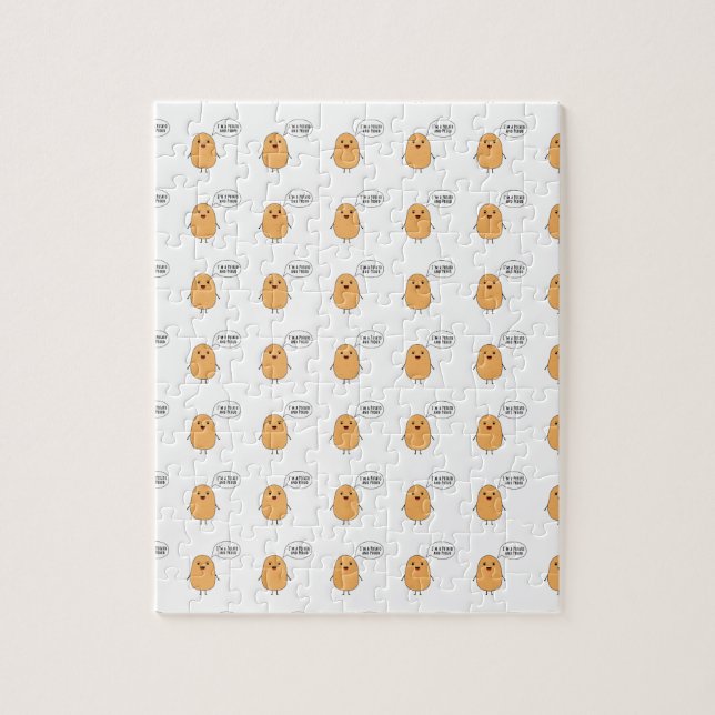 Jag är potatis och stolt pussel (Vertikal)