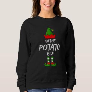 Jag är Potato Elf Matching Family Elf-julen T Shirt