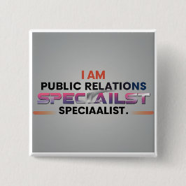 Jag är PR Specialist Square Knapp