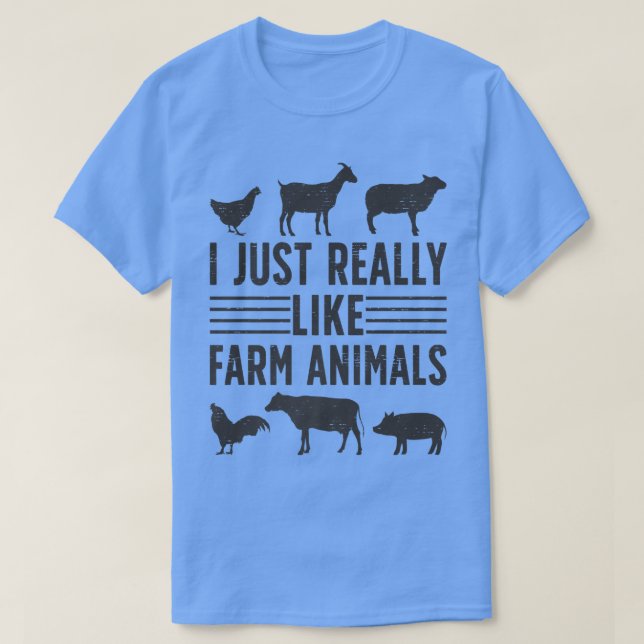 Jag är precis som Boskap-bondgård T Shirt (Design framsida)